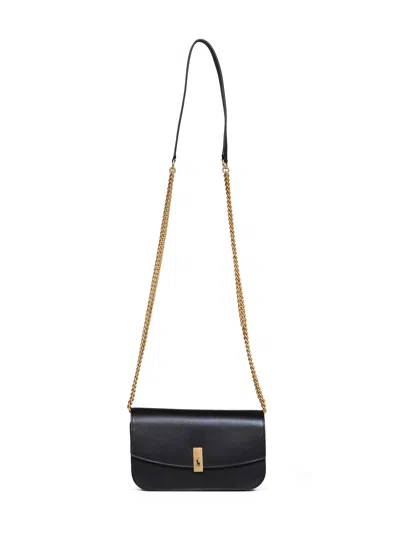 Polo Ralph Lauren Leather Chain Wallet Wallet In Black
