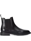 Polo Ralph Lauren Leather Chelsea Boots In Black