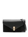Polo Ralph Lauren Leather Clutch Bag In Black