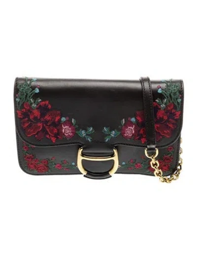 Pre-owned Polo Ralph Lauren Leather Clutch In Black
