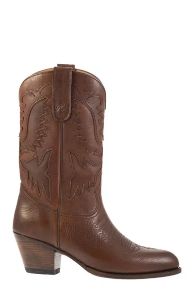 POLO RALPH LAUREN POLO RALPH LAUREN LEATHER COWBOY BOOTS