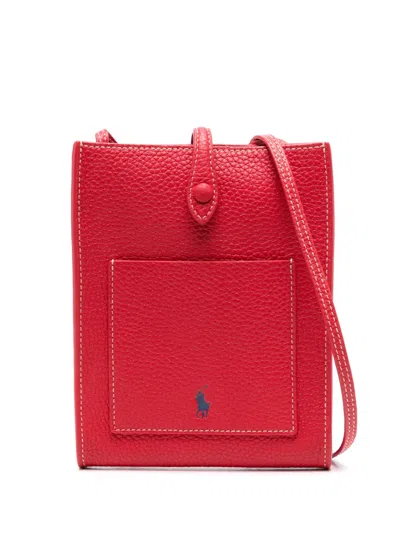 Polo Ralph Lauren Umhängetasche Aus Leder