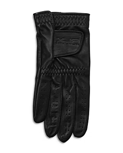 Polo Ralph Lauren Leather Golf Glove In Black