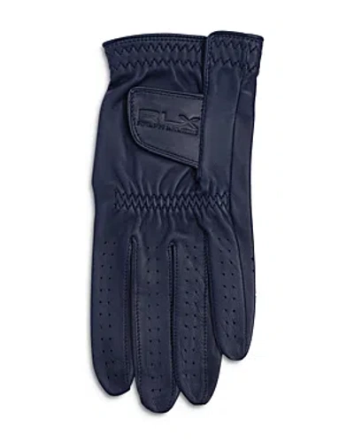 Polo Ralph Lauren Leather Golf Glove In Refined Navy/left