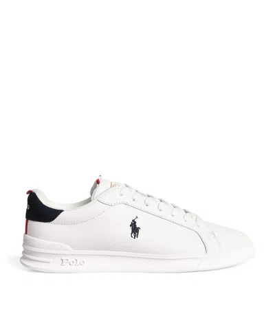 POLO RALPH LAUREN LEATHER HERITAGE COURT II SNEAKERS