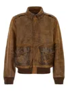 Polo Ralph Lauren Giacca In Pelle Marrone Uomo In Brown