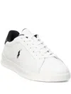 Polo Ralph Lauren Leather Logo Low-top Sneakers In White