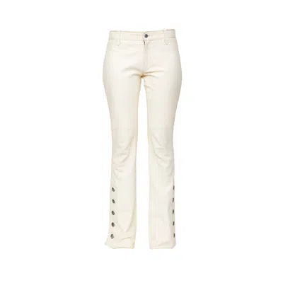 Polo Ralph Lauren Leather Pants - '00s In White