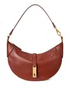 Polo Ralph Lauren Leather Shoulder Bag In Red