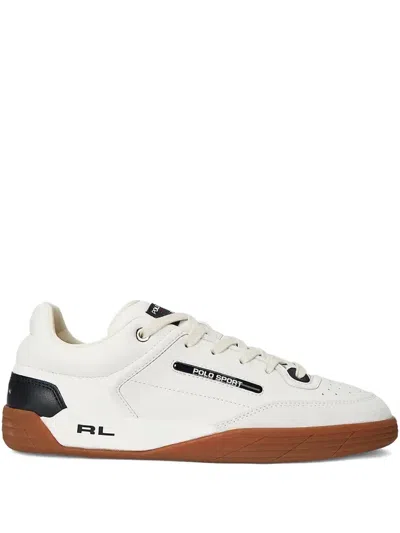 POLO RALPH LAUREN LEATHER SNEAKERS