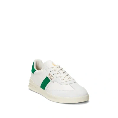 Polo Ralph Lauren Leather Trainers In White