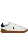 Polo Ralph Lauren Leather Sneakers In White