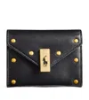 POLO RALPH LAUREN LEATHER STUDDED CARD HOLDER