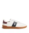 Polo Ralph Lauren Heritage Aera Leather-suede Trainer In White