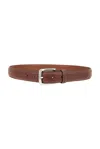 Polo Ralph Lauren Leather Suffield Belt In Tan