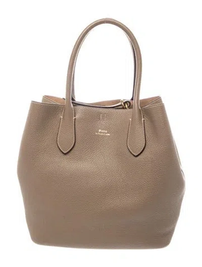Pre-owned Polo Ralph Lauren Leather Tote