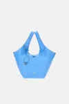 Polo Ralph Lauren Leather Tote Polo Play In Blue