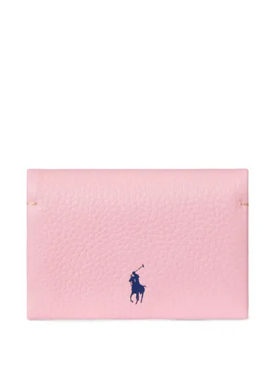 Polo Ralph Lauren Leather Wallet In Pink