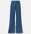 Polo Ralph Lauren Leaton Mid-rise Flared Jeans In Belen Wash