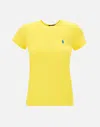 Polo Ralph Lauren Coastal Yellow Cotton T-shirts And Polos
