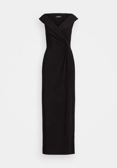 Polo Ralph Lauren Leonidas Sleeveless Gown In Black