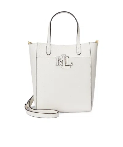 Polo Ralph Lauren Letter Logo Shoulder Bag In White
