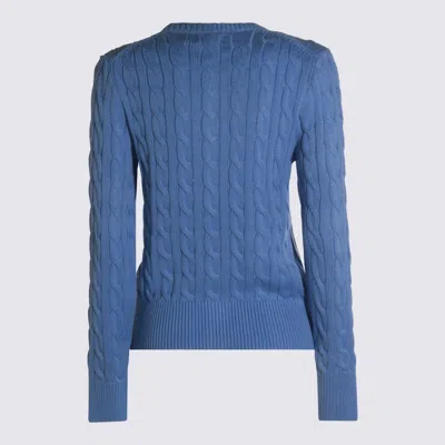 Polo Ralph Lauren Light Blue Cotton Knitwear