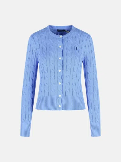 Polo Ralph Lauren Light Blue Cotton Sweater