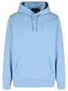 POLO RALPH LAUREN POLO RALPH LAUREN LIGHT BLUE COTTON SWEATSHIRT