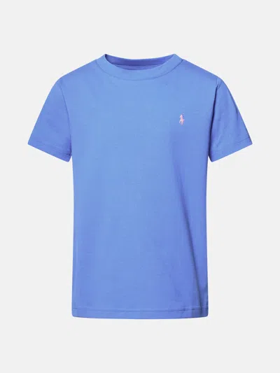 Polo Ralph Lauren Kids' Light Blue Cotton T-shirt