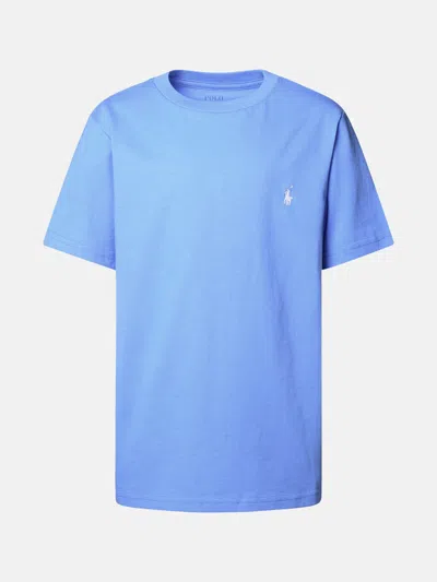 Polo Ralph Lauren Light Blue Cotton T-shirt