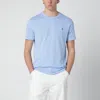 Polo Ralph Lauren Light Blue Custom Slim-fit Cotton T-shirt