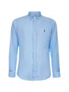 Polo Ralph Lauren Geometric Oxford Mesh Long Sleeve Shirt