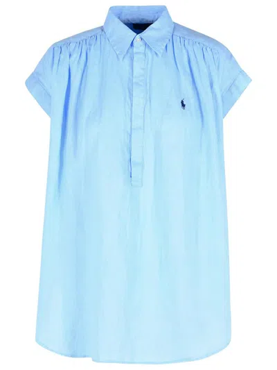 Polo Ralph Lauren Light Blue Linen Shirt