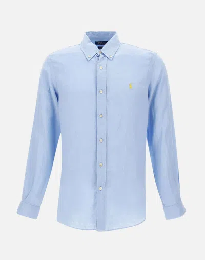 Polo Ralph Lauren Light Blue Linen Shirt Classics