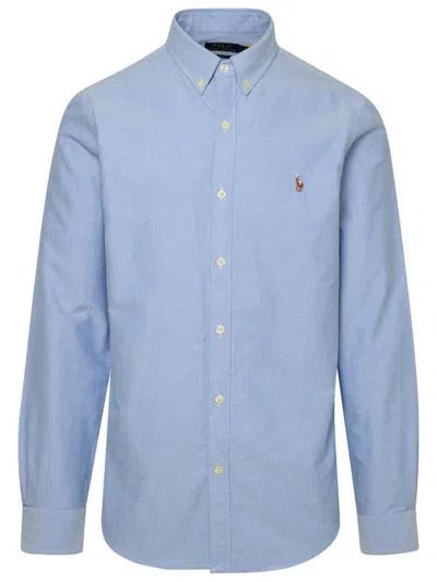 Polo Ralph Lauren Light Blue Oxford Cotton Shirt