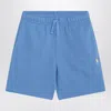 Polo Ralph Lauren Light Blue Shorts In Cotton Blend In Light Blue