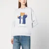 Polo Ralph Lauren Ls Cable Cn-long Sleeve-pullover Sweatshirts Grey In Gray