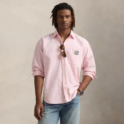 Polo Ralph Lauren Light Pink Yankees  Big Shirt