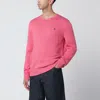 Polo Ralph Lauren Light Red Cotton Sweater In Pink