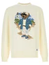 Polo Ralph Lauren Light Yellow Intarsia Knit Pullover In Multi