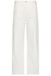 Polo Ralph Lauren Lightweight Canvas Dungaree Jean In White