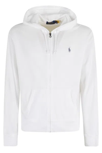 Polo Ralph Lauren Classic Fleece Hoodie In Grey
