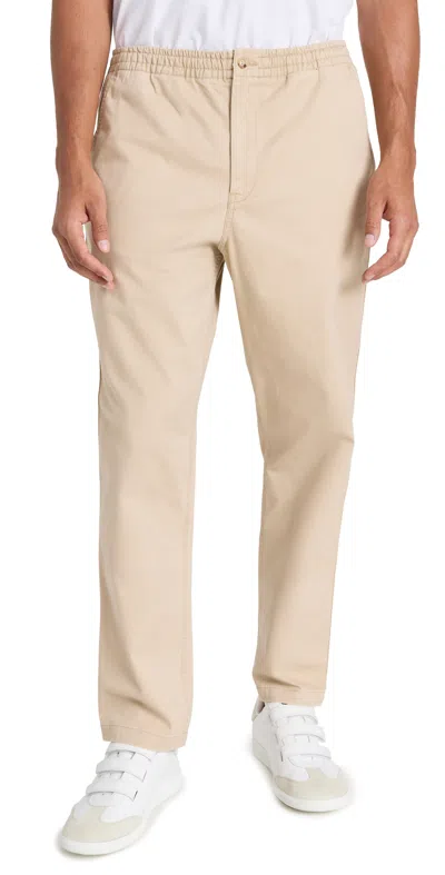 Polo Ralph Lauren Lightweight Cotton Stretch Prepster Pants In Classic Khaki