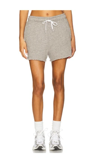 Polo Ralph Lauren Lightweight Fleece Drawstring Short In Gray