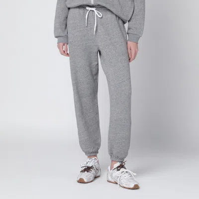 Polo Ralph Lauren Lightweight Grey Fleece Joggers In Blue