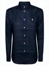 Polo Ralph Lauren Lightweight Linen Button-up Shirt With Classic Collar In Blue