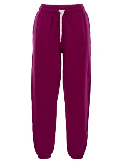 Polo Ralph Lauren Lightweight Plush Sports Pants In Pink