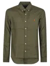 Polo Ralph Lauren Lightweight Shirt In Green