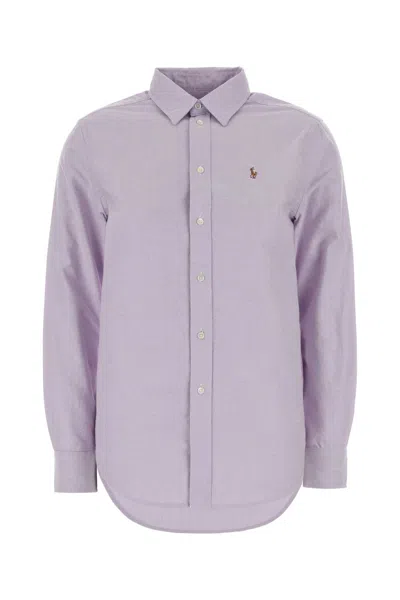 POLO RALPH LAUREN LILAC OXFORD SHIRT